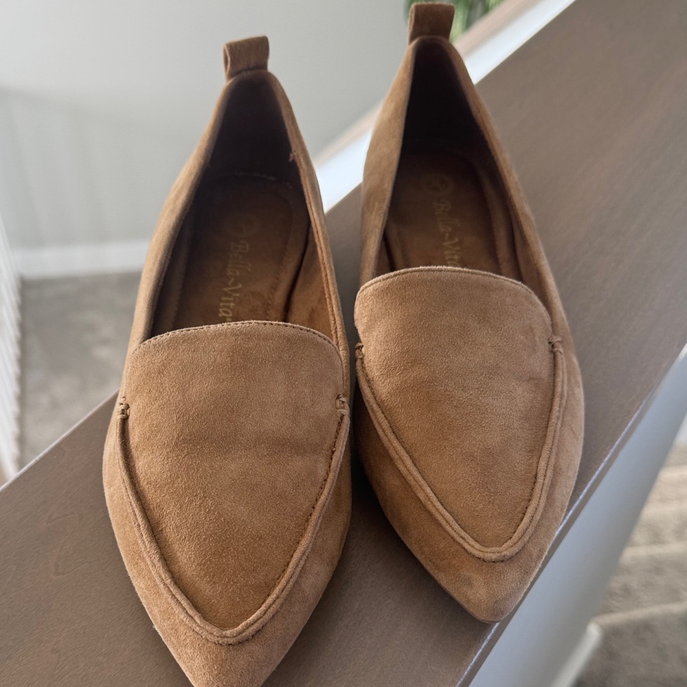 Bella Vita Brown Suede Women's Loafers